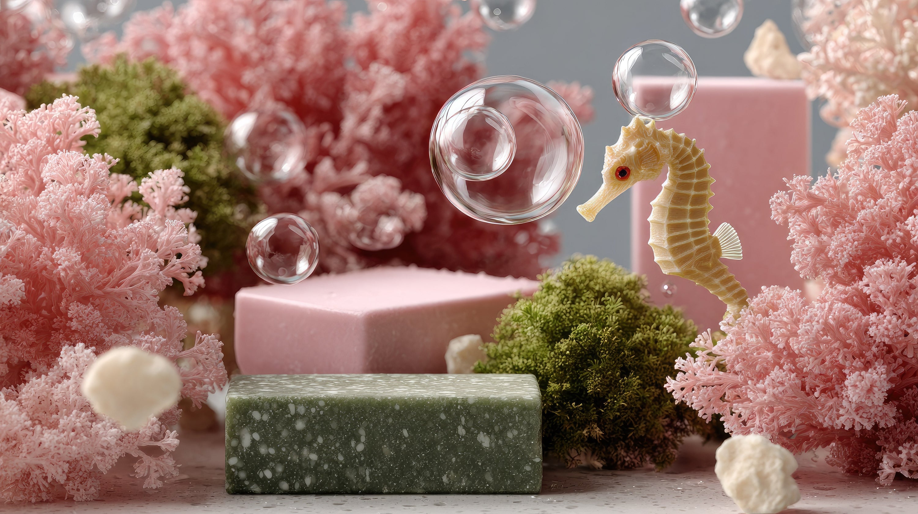 Sea soaps contain all things found in our healing oceans
