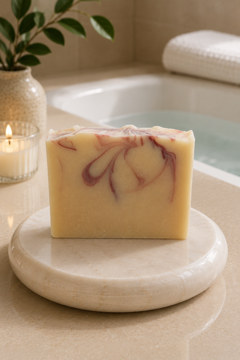 Lavender & Apricot Spring Soap-Hugs n Bubbles